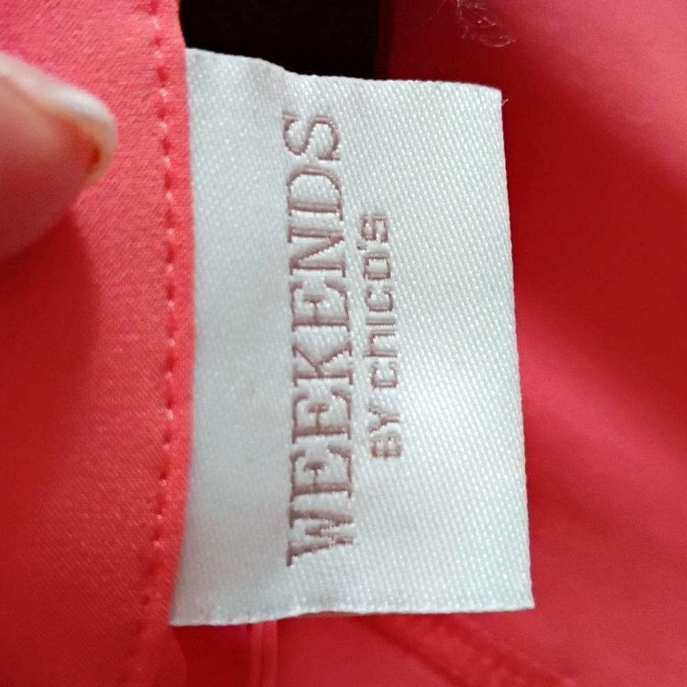 Chico's Women's 🧡 Jacket.Sizr 3=XL.pit To Pit 24".New Condition. - Picture 7 of 7